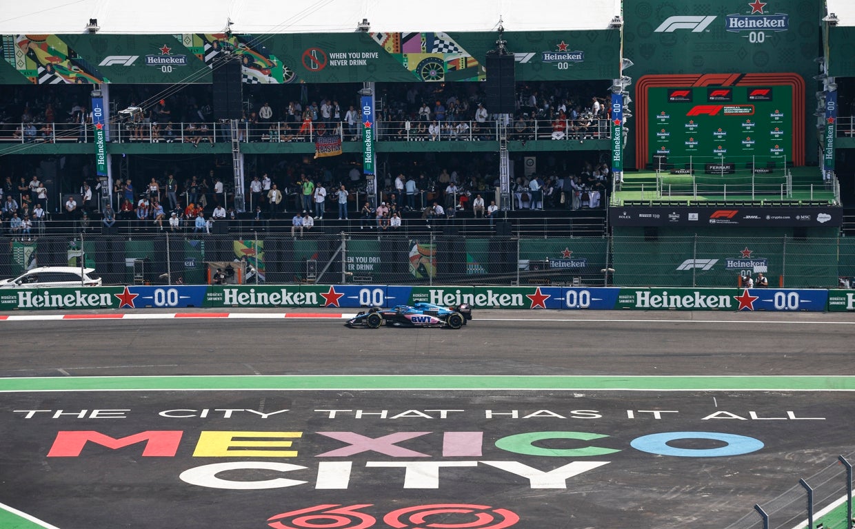 Fernando Alonso, en el GP de México