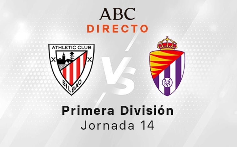 Athletic - Valladolid, estadísticas del partido