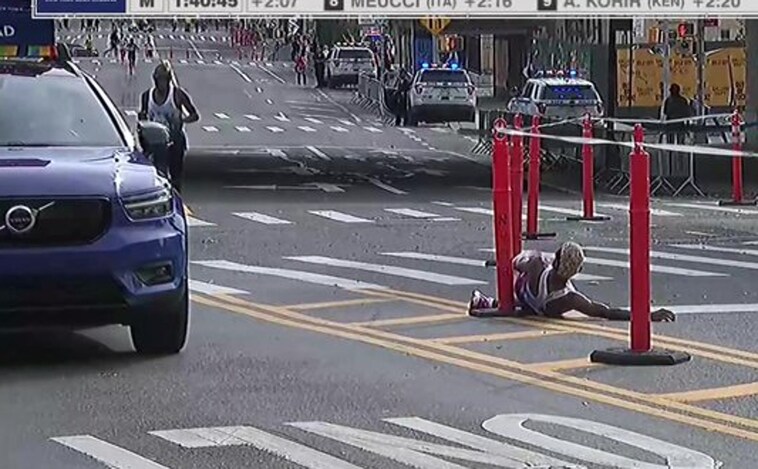Colapso del brasileño Do Nascimento cuando lideraba el maratón de Nueva York