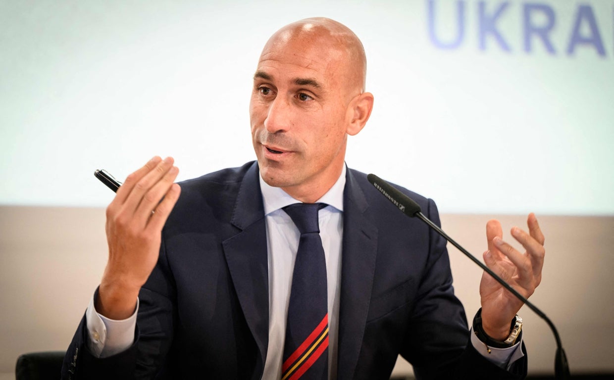 Luis Rubiales, presidente de la Real Federación Española de Fútbol