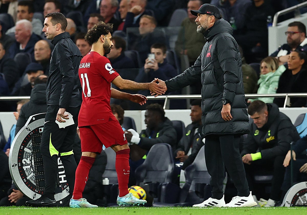 Salah y Klopp, los dos referentes del Liverpool