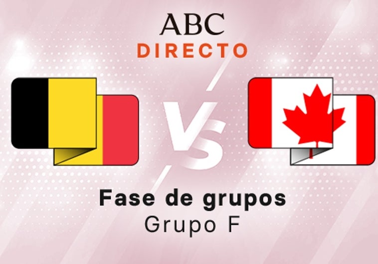 Bélgica - Canadá en directo hoy: partido del Mundial de Qatar, Grupo F