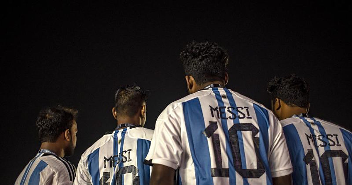 El pelirrojo es Messi