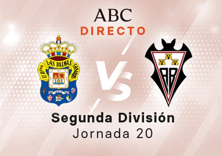 Las Palmas - Albacete en directo hoy: partido de la Liga SmartBank, jornada 20