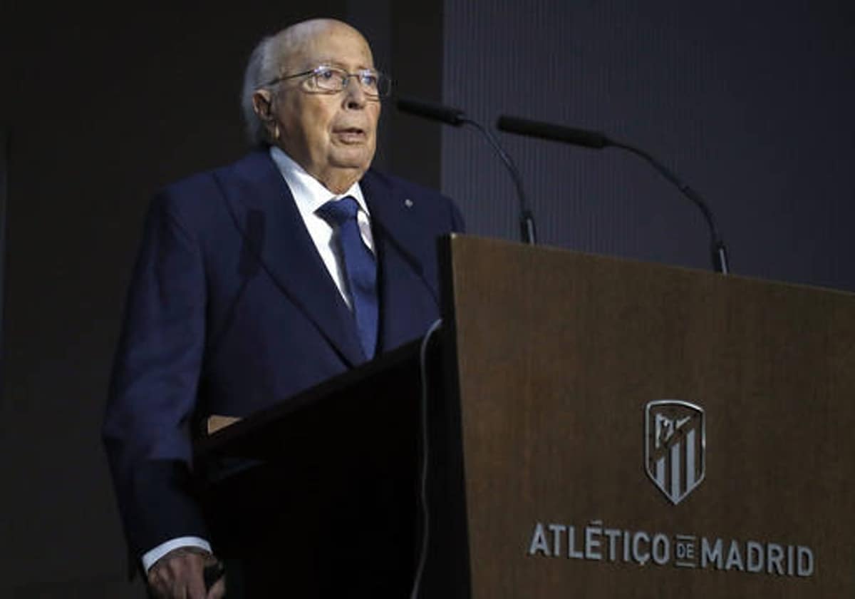 Muere Lázaro Albarracín, vicepresidente del Atlético, a los 93 años