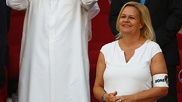 La ministra de Deportes alemana, Nancy Faeser