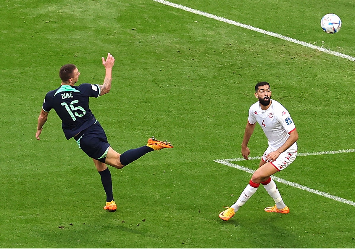 Duke anotando el 0-1 definitivo