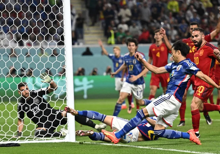 El polémico gol de Japón a España que dio la victoria a los nipones