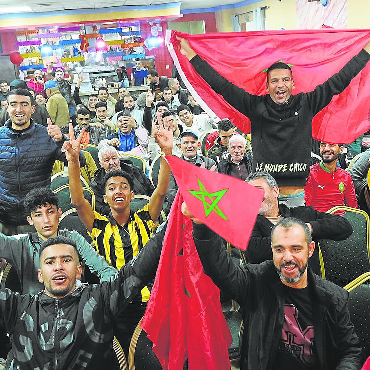 Marruecos toma España: la explosión de hinchas en ciudades y pueblos