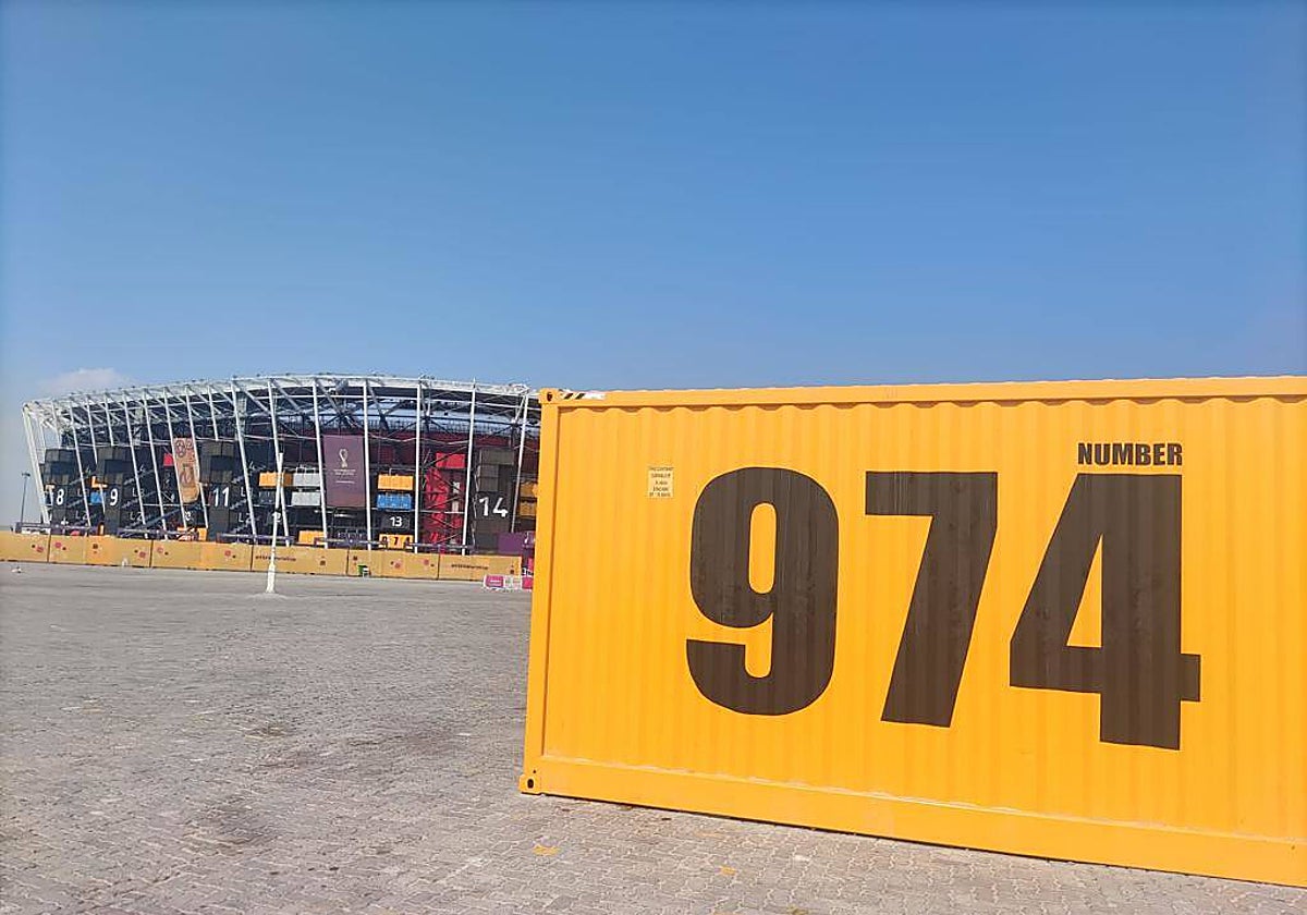 Estadio 974 desmontable en Doha