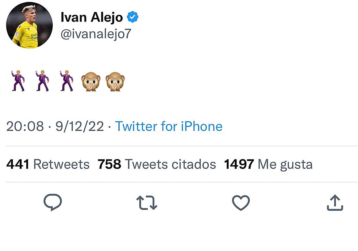 El tuit con tinte racista de Iván Alejo tras la eliminación de Brasil