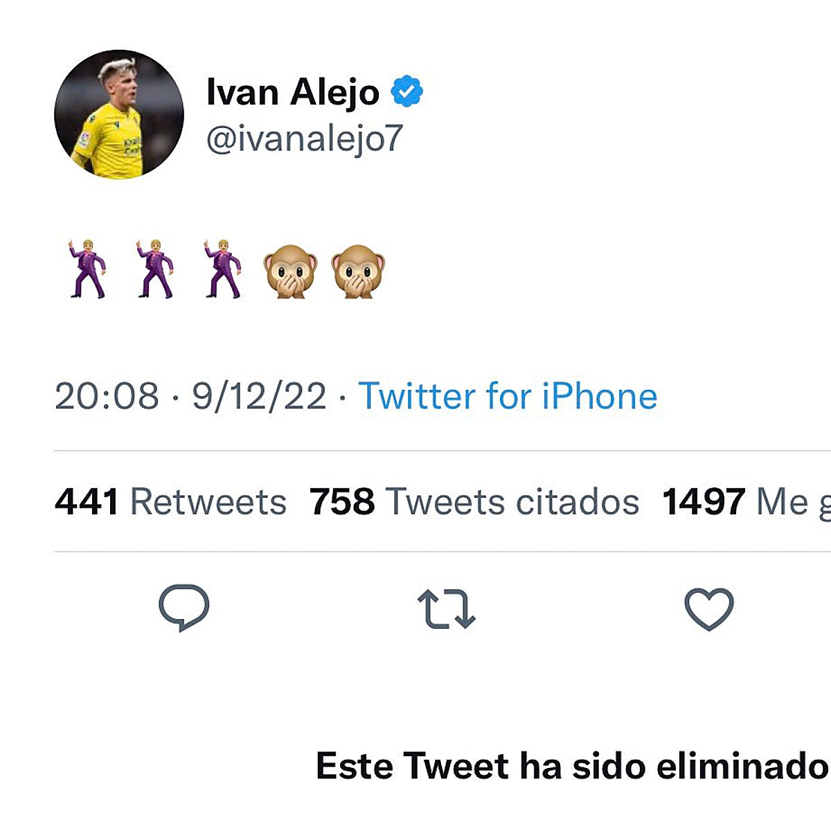El tuit con tinte racista de Iván Alejo tras la eliminación de Brasil