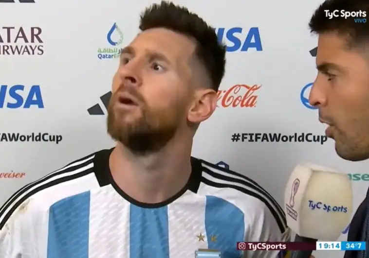 «Qué miras, bobo»: lo que no se vio tras la salida de tono de Messi después del Países Bajos - Argentina