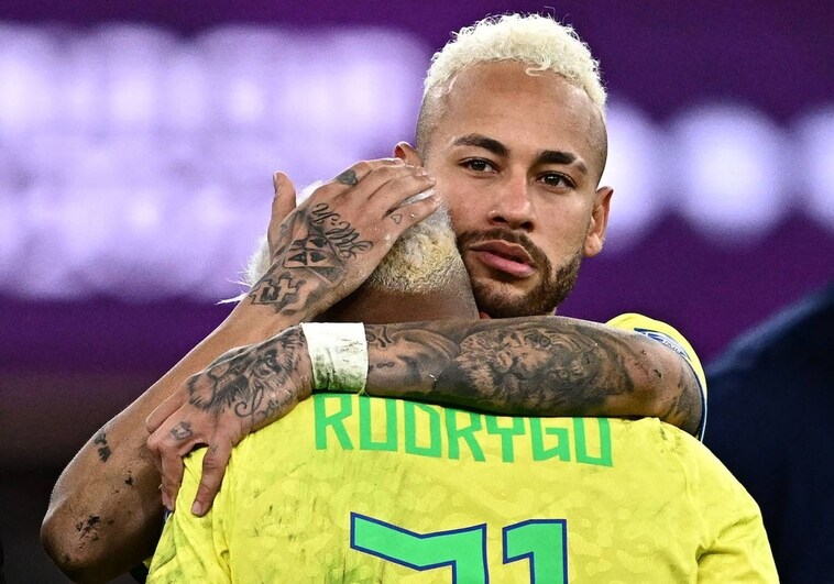 Neymar, a Rodrygo: «¿Estás loco? Solo falla quien lo intenta y tú eres un crack»