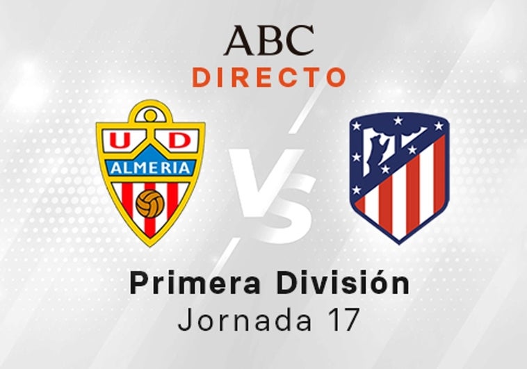 Almería - Atlético, estadísticas del partido