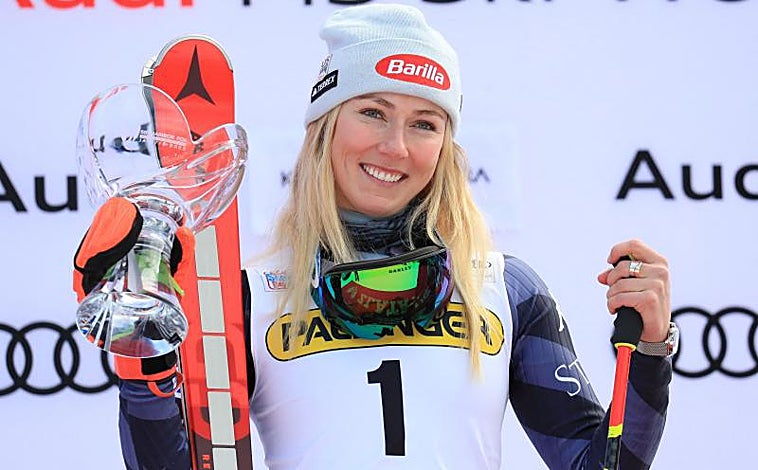 Imagen principal - Mikaela Shiffrin alcanza a Lindsey Vonn
