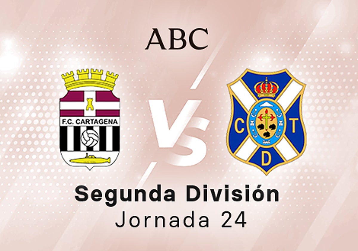 Cartagena - Tenerife, estadísticas del partido