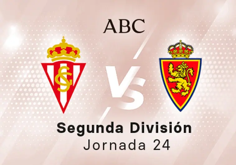 Sporting - Zaragoza en directo hoy: partido de la Liga SmartBank, jornada 24