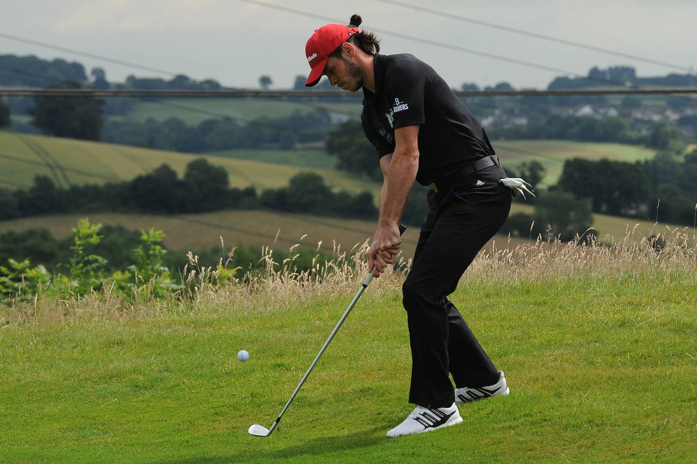 Bale jugando al golf, su afición favorita