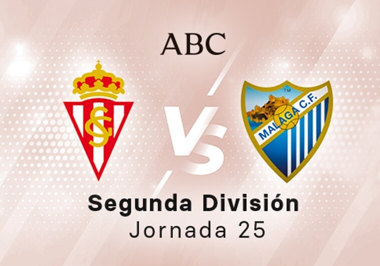 Sporting - Málaga en directo hoy: partido de la Liga SmartBank, jornada 25