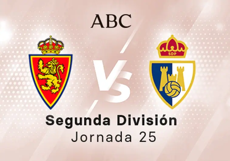 Zaragoza - Ponferradina en directo hoy: partido de la Liga SmartBank, jornada 25