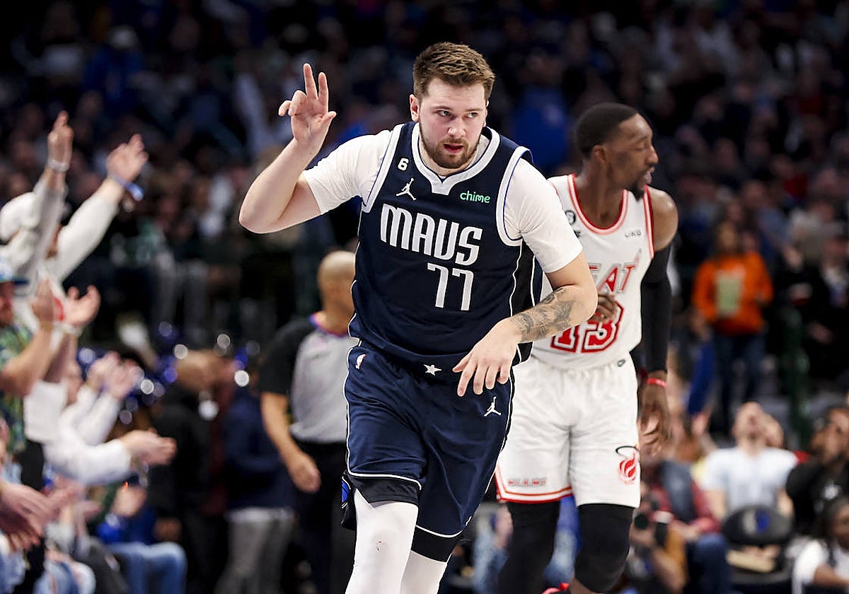 Doncic, durante un partido con los Dallas Mavericks