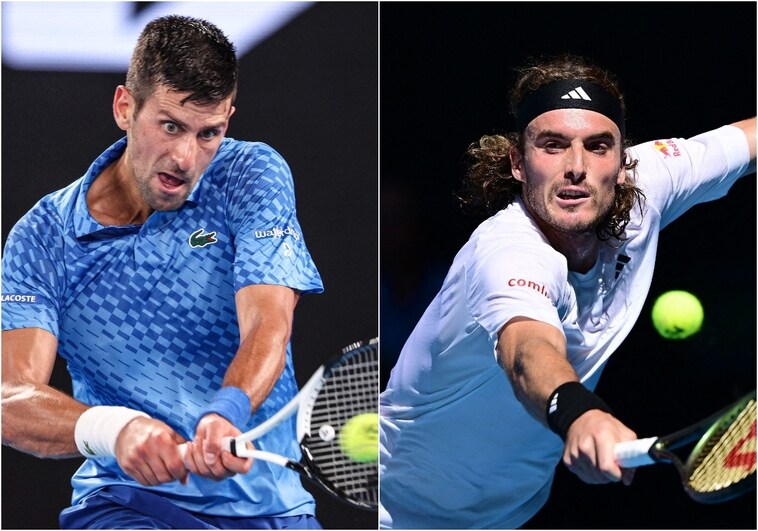 Horario y dónde ver en televisión y online la final del Open de Australia entre Djokovic y Tsitsipas