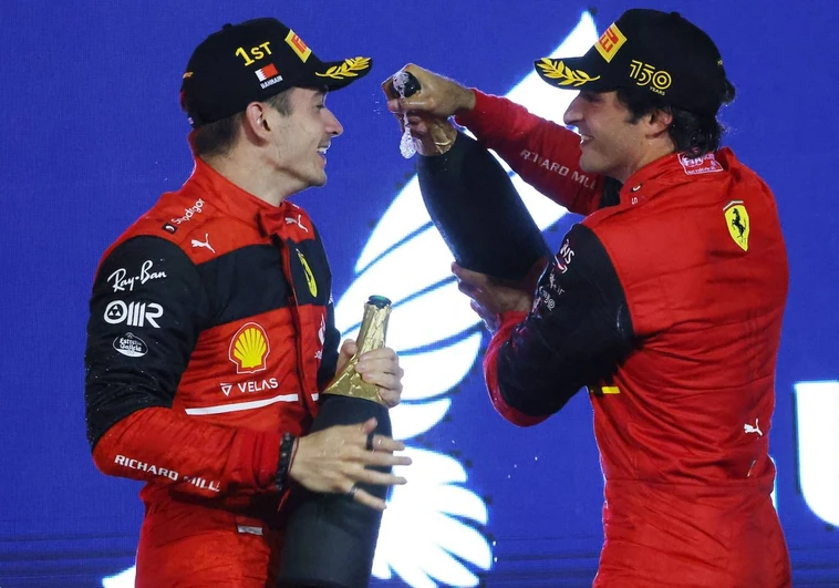 El nuevo jefe de Ferrari sitúa a Sainz a la misma altura que Leclerc