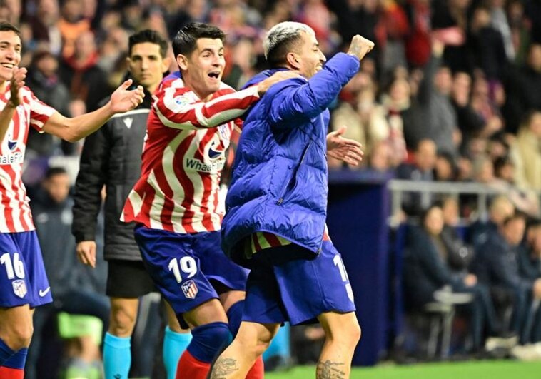 Correa, un gol desde el banquillo: la celebración más extraña del Atlético