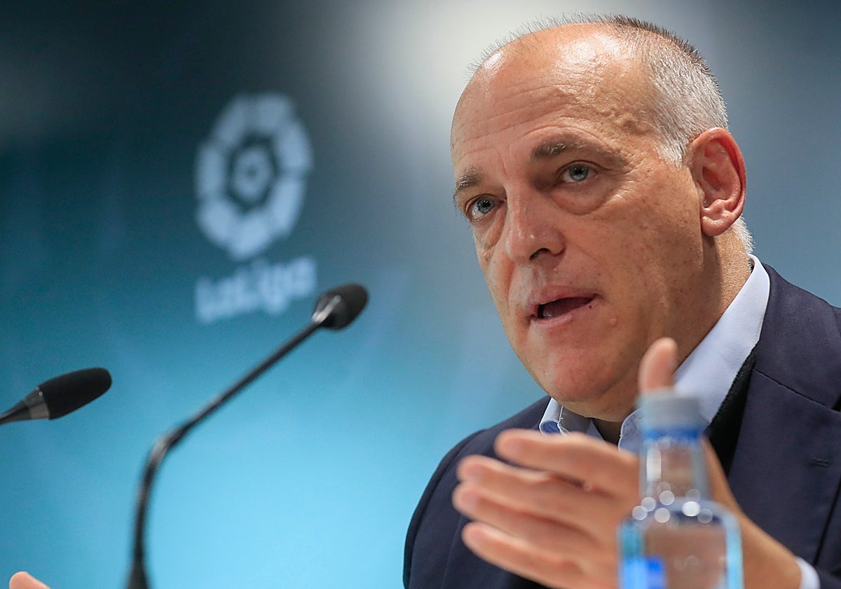 Javier Tebas, presidente de LaLIga