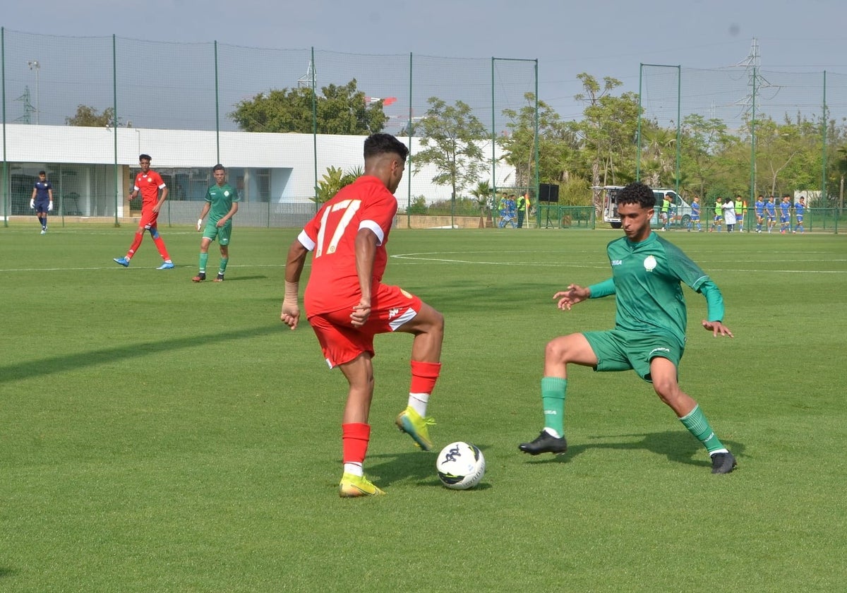 Partido en las instalaciones de la Academia Mohamed VI
