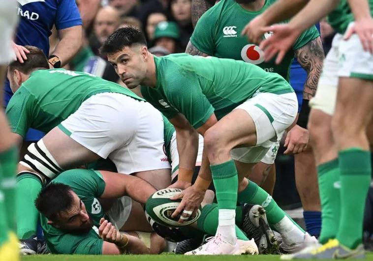 Irlanda bate a Francia en el duelo de colosos del rugby