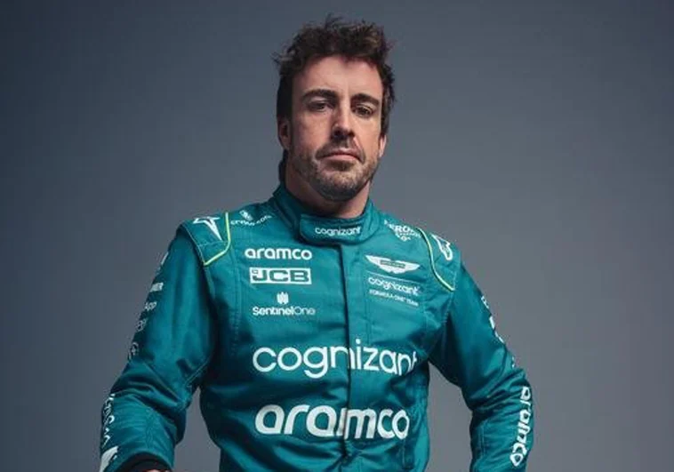 El casco de Fernando Alonso en 2023: vuelve la bandera de España y adiós a los recuerdos de Alpine