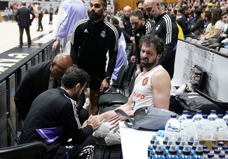 La lesión de Llull que silenció al Olímpic: «Espero que no será grave»