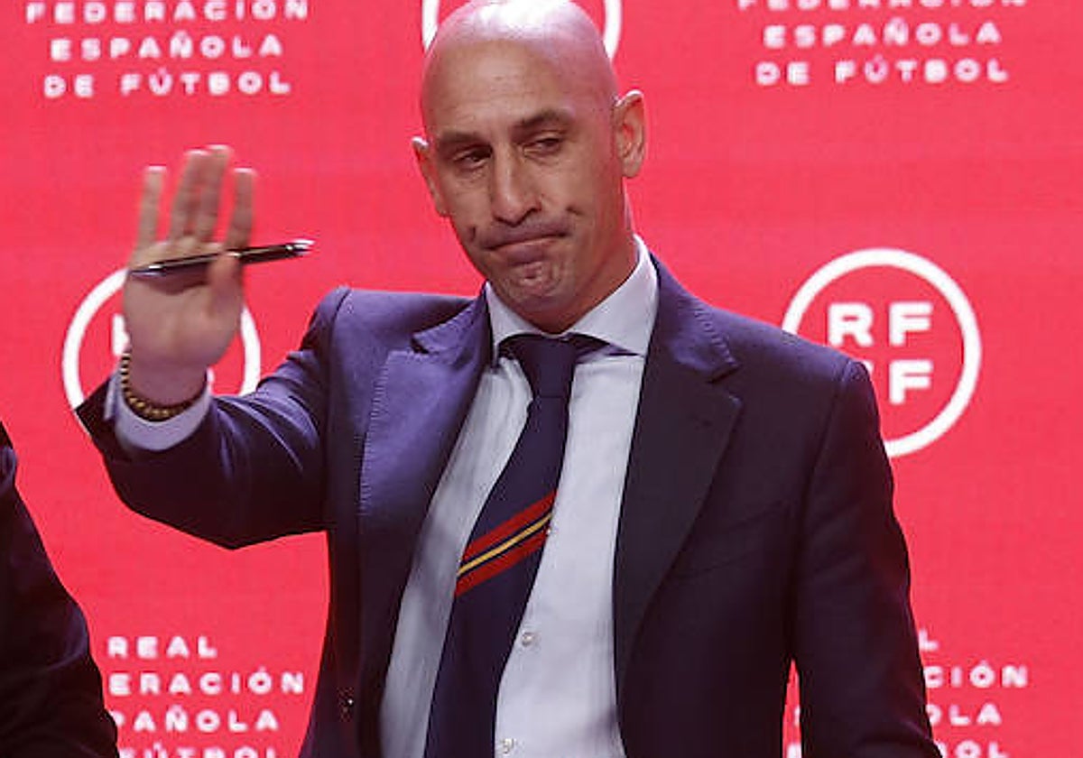 Luis Rubiales, presidente de la RFEF