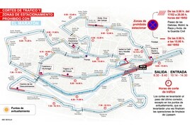 Estos son todos los cortes de tráfico por el Zurich Maratón de Sevilla 2023