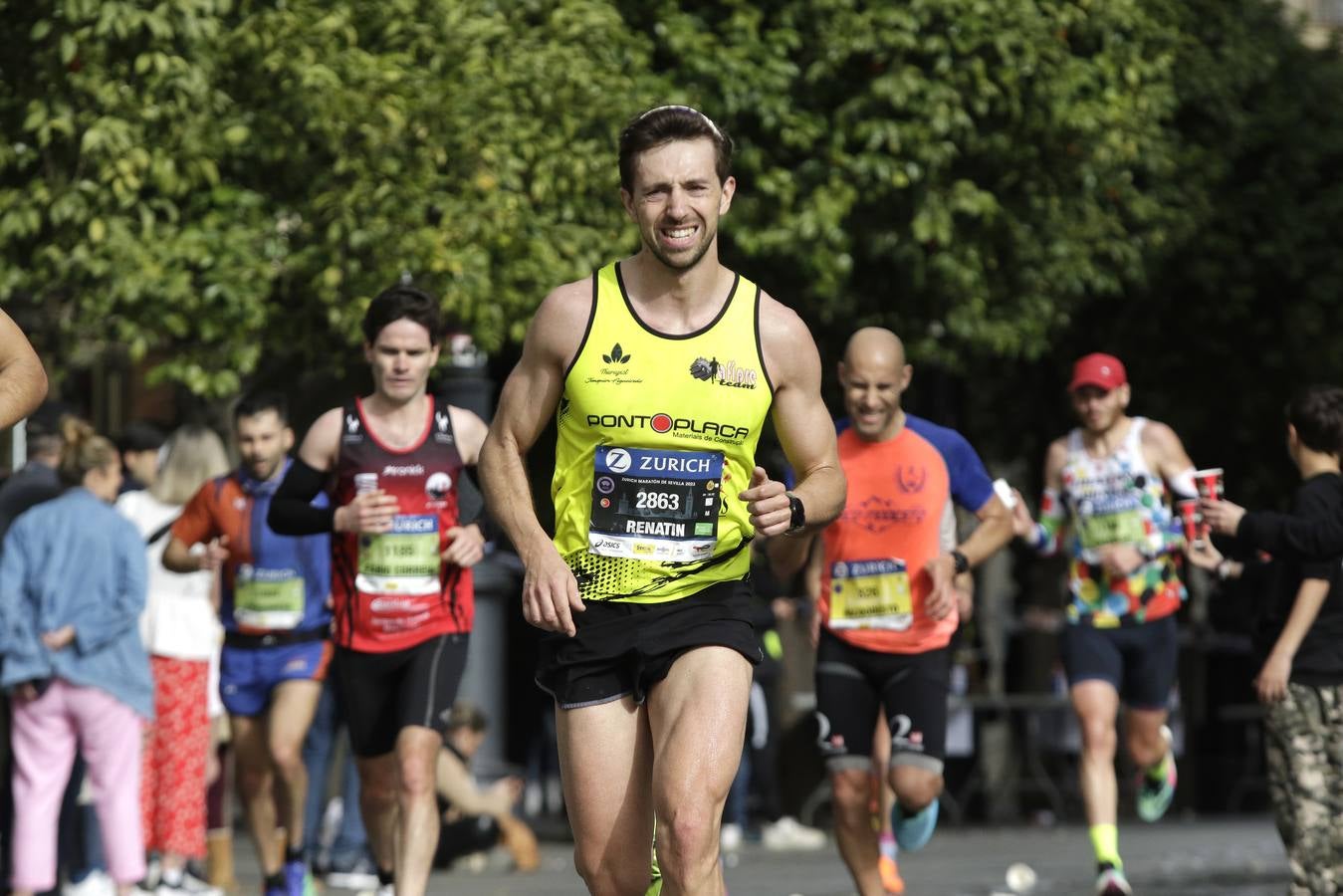 Participantes en el Zurich Maratón de Sevilla 2023