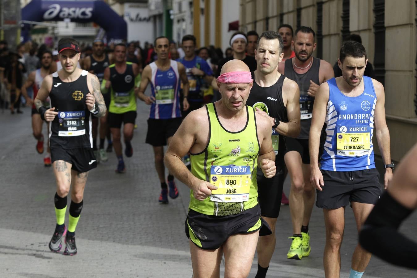 Participantes en el Zurich Maratón de Sevilla 2023