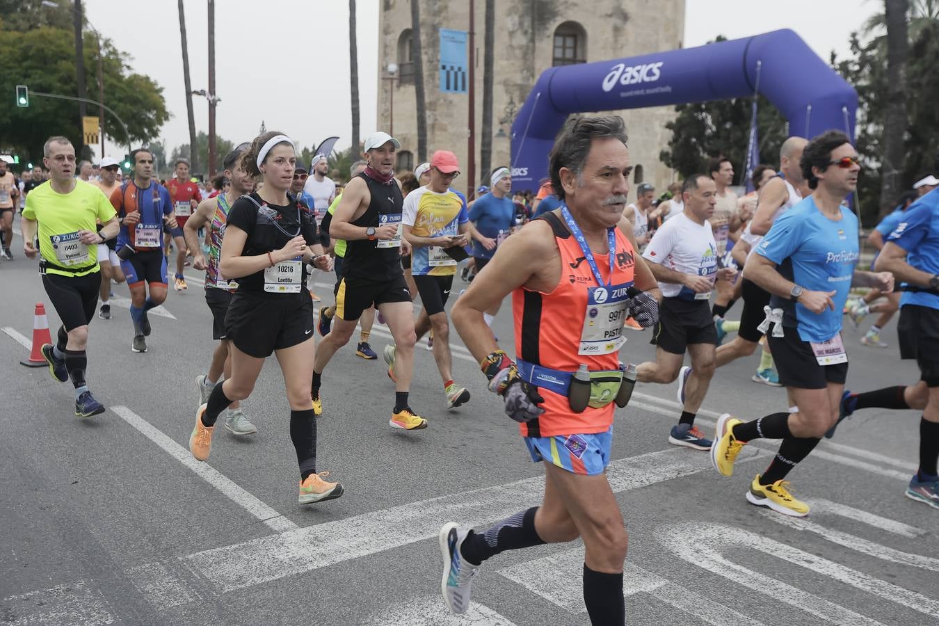 Participantes en el Maratón de Sevilla
