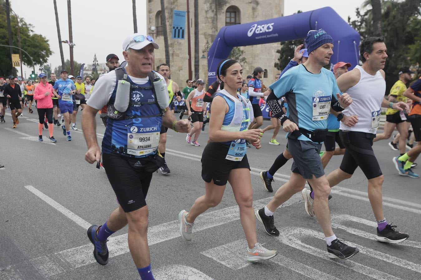 Participantes en el Maratón de Sevilla
