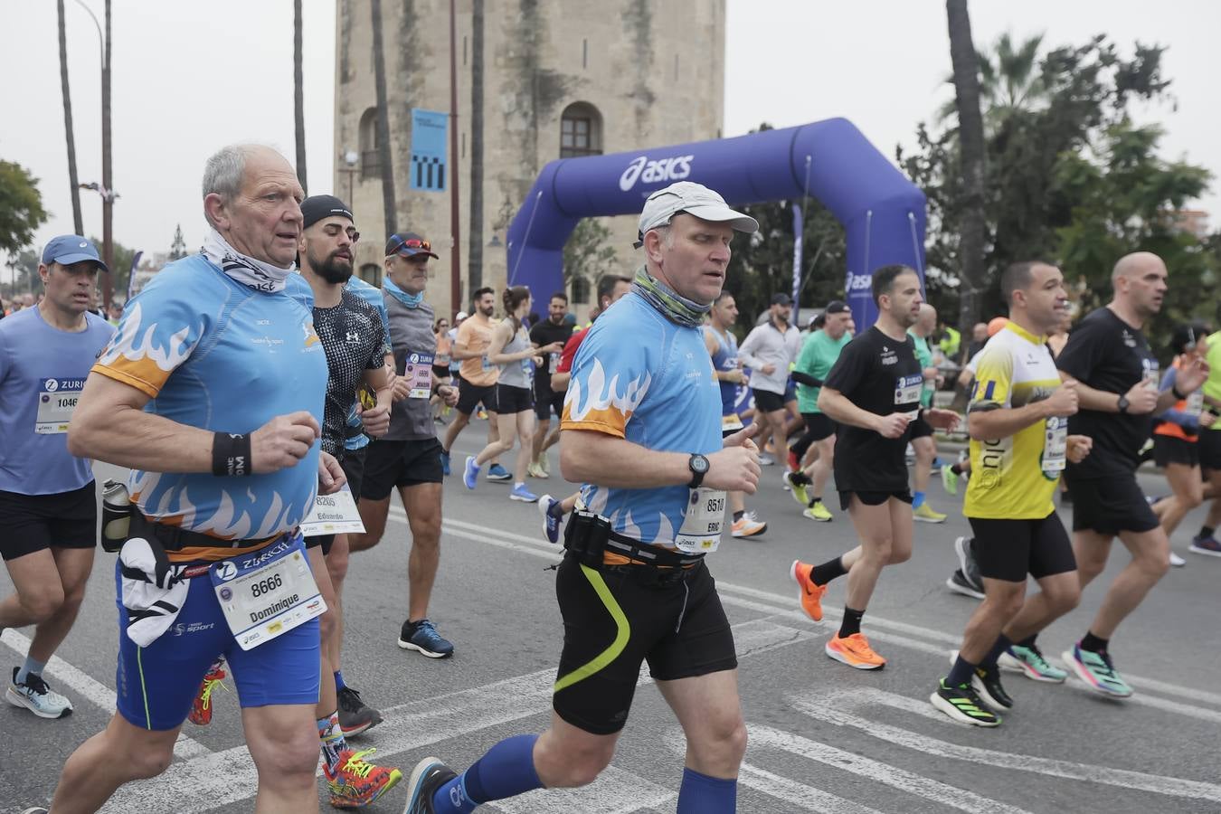 Participantes en el Maratón de Sevilla