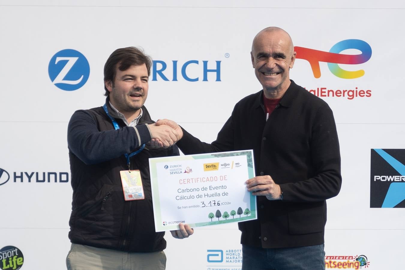 Diferentes momentos del Zurich Maratón Sevilla 2023