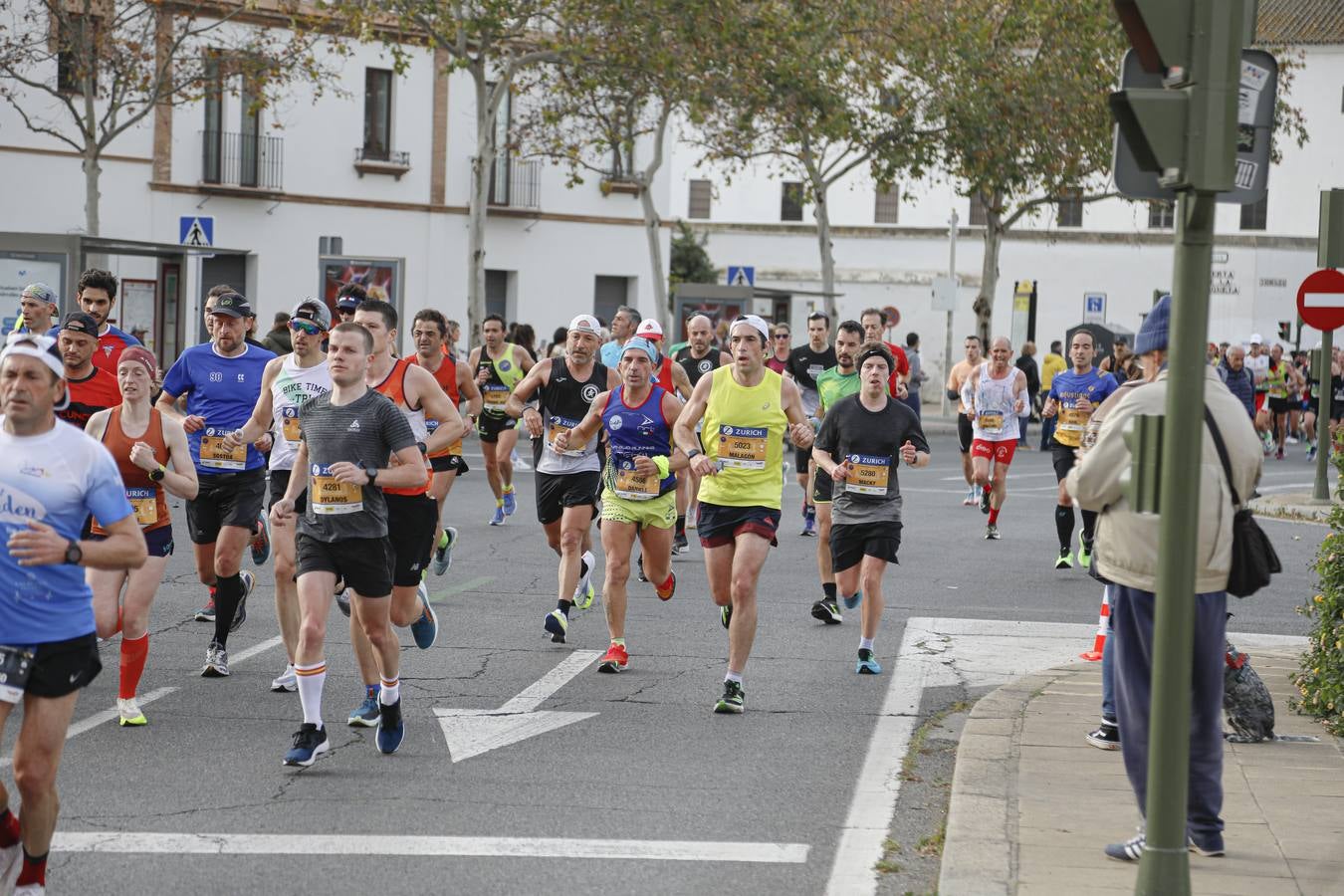 Participantes en el Maratón de Sevilla 2023