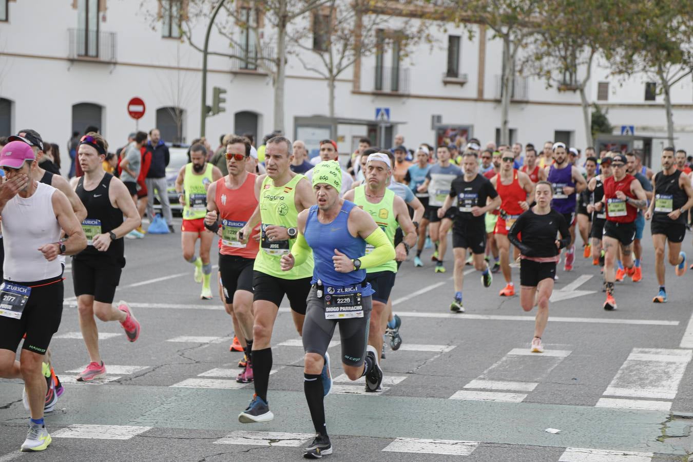Participantes en el Maratón de Sevilla 2023