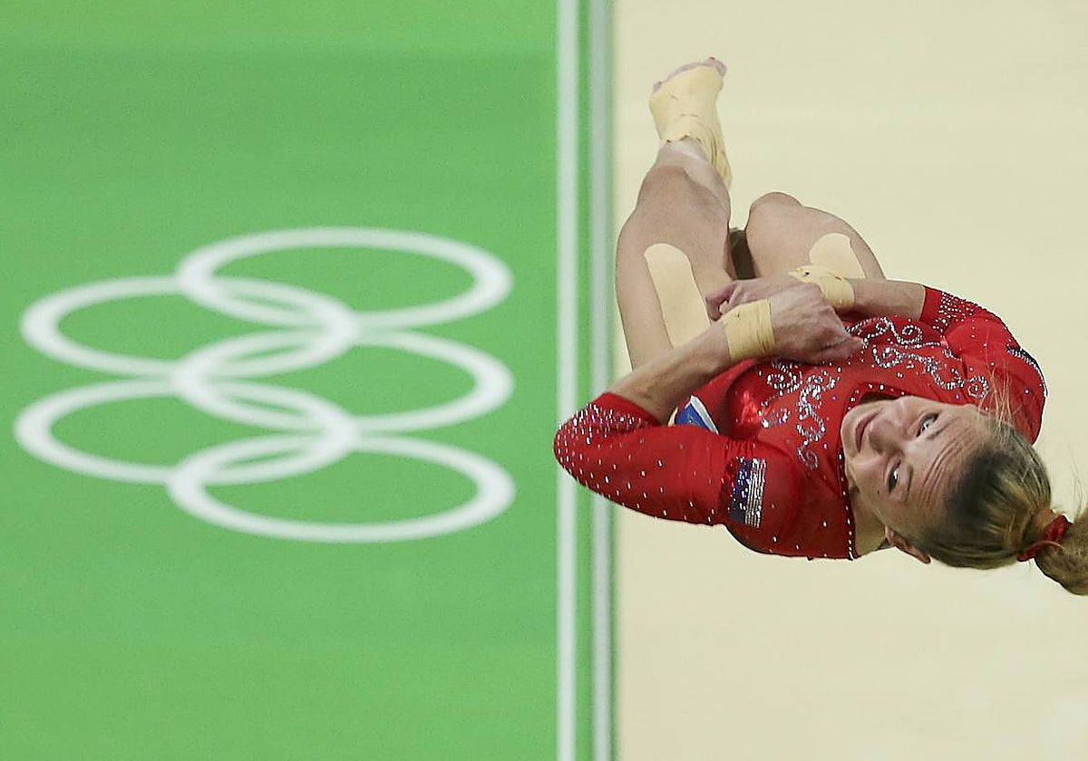 La gimnasta Mariya Paseka, en unos Juegos Olímpicos