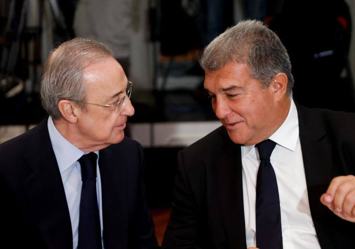 Florentino Pérez y Joan Laporta