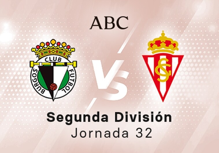 Burgos - Sporting en directo hoy: partido de la Liga SmartBank, jornada 32