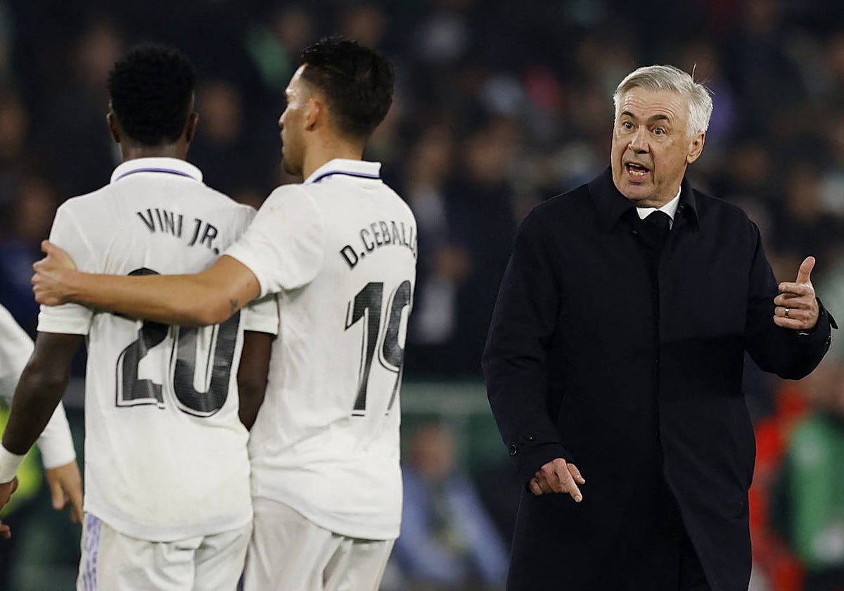 Ancelotti, tras el pitido final