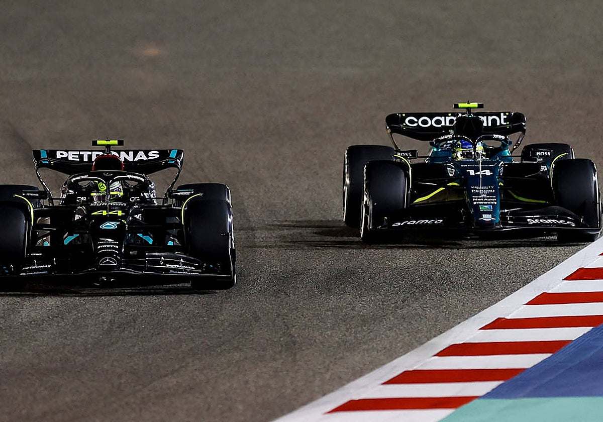 Hamilton y Alonso, en su duelo en Baréin