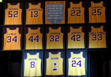 El olimpo de los Lakers: las camisetas retiradas que lucirán junto a la de Pau Gasol